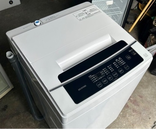 アイリスオーヤマ 美品 21年製 アイリスオーヤマ 6.0kg 全自動洗濯機 IAW-T602E ホワイト