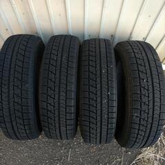 2016年製中古スタッドレスタイヤ 4本 ブリジストン  VRX 155/65R14の画像