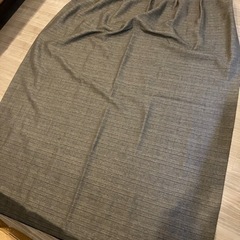美品ニトリ　カーテン　ブラウン
