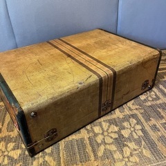 値下げ　旅行用トランクケース　昭和レトロ　ビンテージの画像