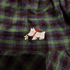 SACCO♡100cm チェックスカートの画像