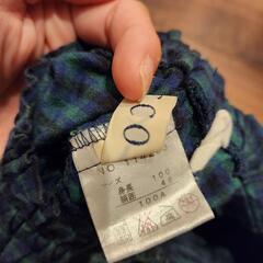 SACCO♡100cm チェックスカートの画像