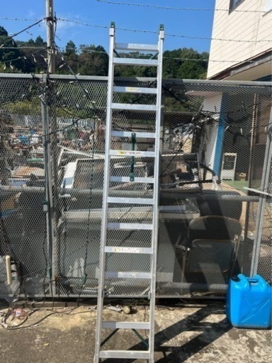 プッシュアップ式 2連ハシゴ