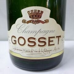 GOSSET ダミーボトル 9本セット 750mlサイズ シャンパンボトル ゴッセ 空ボトル インテリア 飲食店 札幌市東区 新道東店の画像