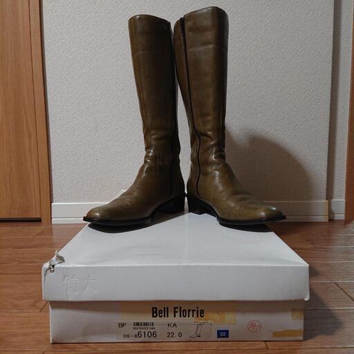 【ほぼ未使用】Bell Florrie №6106 24.5cm カーキ ベルフローリー