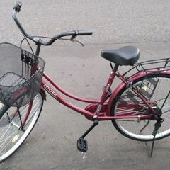 2インチ 🚲 中古 自転車 9800円 🔑鍵＆前かご新品！ 💡ラ...