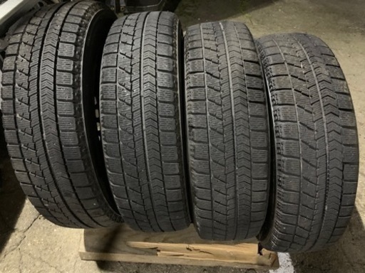 155/65R14スタッドレスVRXホイール組セット　ブリヂストンVRX