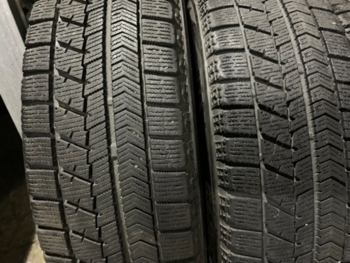 155/65R14スタッドレスVRXホイール組セット　ブリヂストンVRX