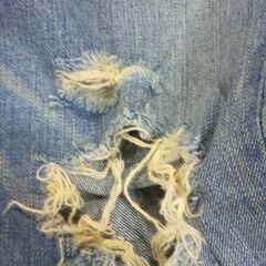 お洒落なジーンズの画像