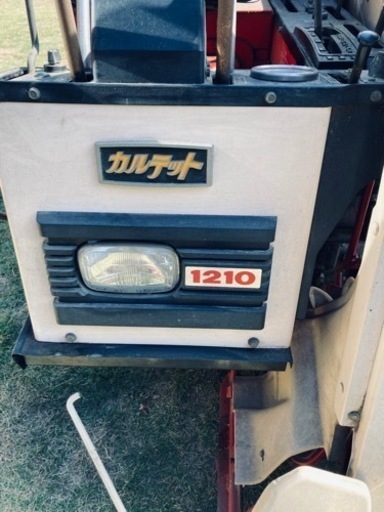 お話中　ヤンマーコンバイン　カルテットTC1210