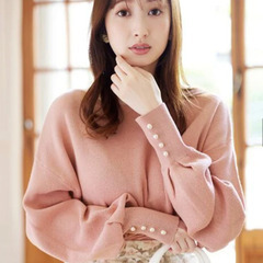 アロッタ　パール付きニットの画像