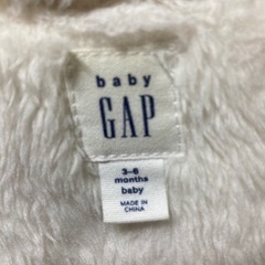 【美品】50〜70 GAP 冬物　クマ耳　カバーオールの画像