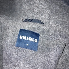 メンズフード付きハーフコートuniqlo M