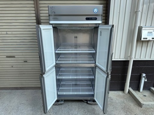 フクシマ　業務用　縦型４面冷凍庫　６０６L　１００V　厨房　飲食店　２０１８年製　ARN-094FM-F