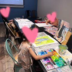 第1・第3 月曜日★小学3〜6年生・少人数グループクラス　絵画教室　生徒募集中！の画像
