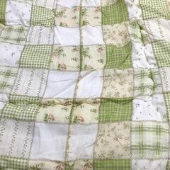 こたつ布団　正方形　緑