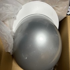 新品ヘルメットシルバーの画像