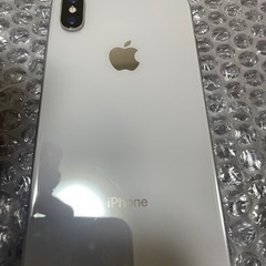 iPhoneX 256GB  シルバー　SIMロック解除