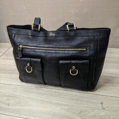 グッチ GUCCI トートバッグ GGキャンバス アビー 黒 レザー レディース