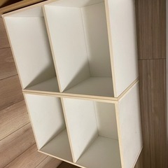 2段BOX 2つ　白　引取り限定無料の画像
