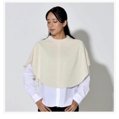 maru ポンチョケープ / 手洗いできる綿麻の画像