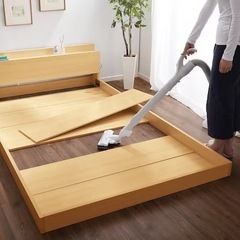 ニトリ ダブルベッドの画像