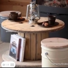 オシャレに❗️ ケーブルドラム(^^)の画像