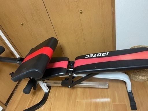 アイロテックマルチポジションベンチ　15kgダンベル付き