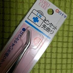 【値下げ】ピンセット　先曲がり