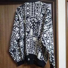 白黒カーディガン フリーサイズ　新品未着用の画像