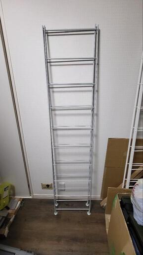 無印良品 スチールユニットシェルフ　グレー　帆立　大　2個セット