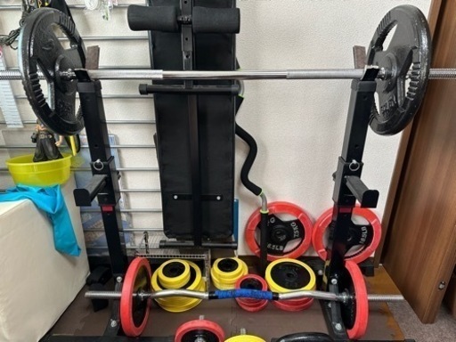 ベンチプレス台 筋トレ（ベンチプレス台等、一式）