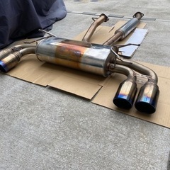 86 brz 柿本　四本出しマフラーの画像