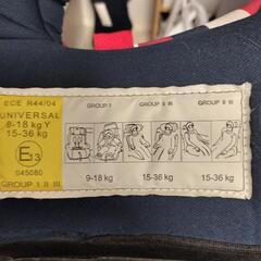 【差し上げます】チャイルドシートの画像