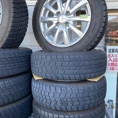 🚗更に買取高価買取中！軽用スタッドレス+アルミ 付 【カー用品･...