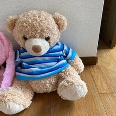 うさぎ&くまのぬいぐるみの画像