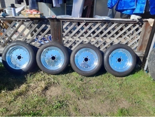 S S R MK-1 スピードスター マーク1 6.5J-15 美品4本タイヤ、ホイールナット付