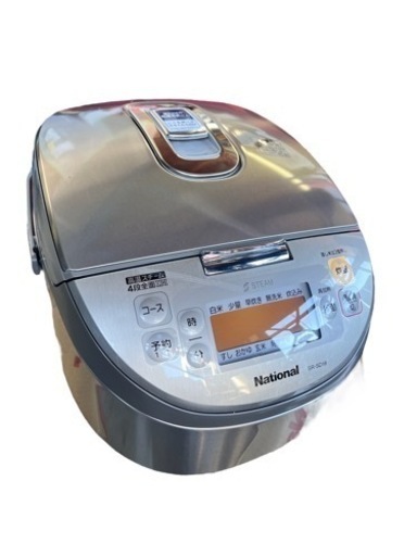 NO.1032 【2007年製】美品 National 高温スチーム炊飯器 一升炊き SR-SD18-S