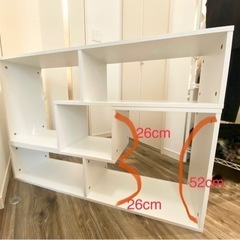 テレビボード_白_2個セットの画像