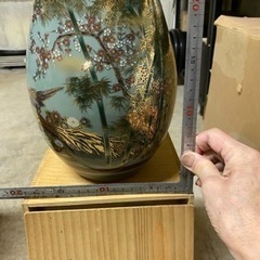 桐箱入花瓶　お安くお譲りします。の画像