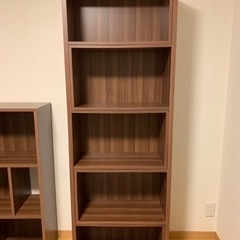 【引取り限定・別売り可】オシャレ・北欧家具 NOCE フリーラック（本棚・収納・キャビネット）セット BF6428&BF6316の画像