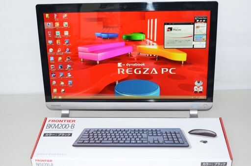 中古良品一体型パソコン Windows8 東芝 D71/RB core i7-4710QM/新品爆速SSD512GB/メモリ8GB/ブルーレイ/21.5インチ/webカメラ/テレビ機能