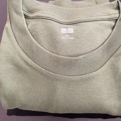 【3枚セット】11/20まで ユニクロ ソフトタッチクルーネックT（長袖）XXL3.XXL4の画像