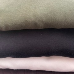 【3枚セット】11/20まで ユニクロ ソフトタッチクルーネックT（長袖）XXL3.XXL4の画像