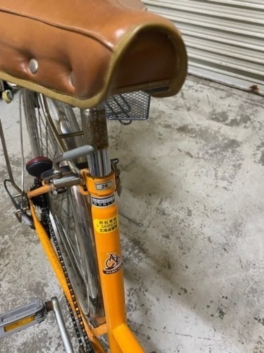自転車　切り替え付き　26インチ　チャイルドシート付き
