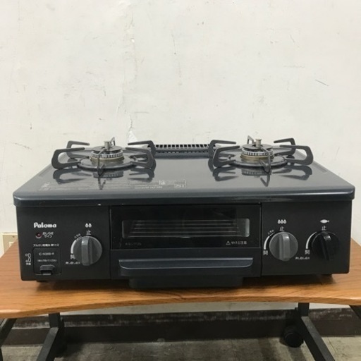 k2310-963  パロマ ガスコンロ IC-N36B-R 2018年製 都市ガス 動作確認済み キズ汚れ有り 現状渡し