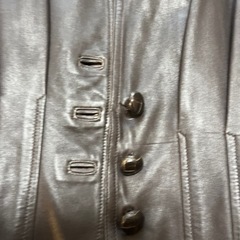 ジャケット　革　イタリア製　40 レディースの画像