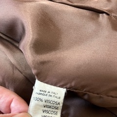 ジャケット　革　イタリア製　40 レディースの画像