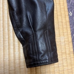 ジャケット　革　イタリア製　40 レディースの画像
