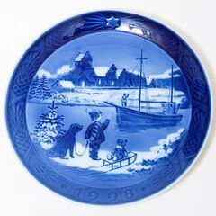 ロイヤルコペンハーゲン イヤープレート クリスマスプレート 19...